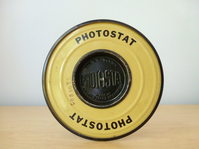 Vintage Industrial Age Photostat Advertising Dish
