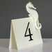 Seahorse Table Numbers