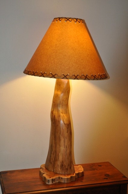 Cypress knee lamp