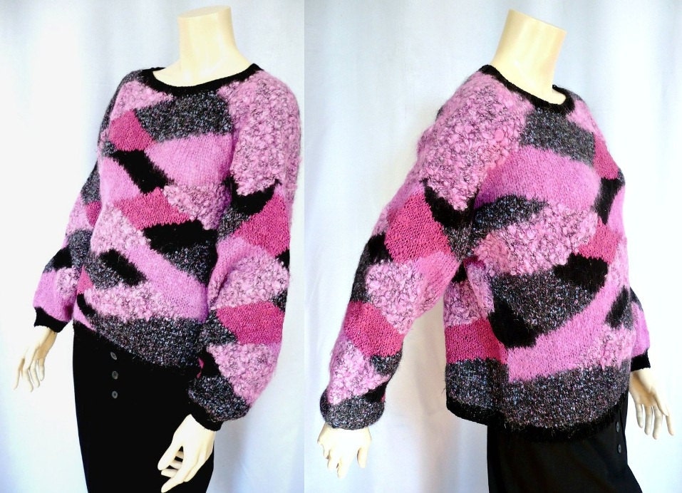 LULU French Vintage Wool Knit Blouse