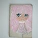 Hand Painted Doll Portrait Dollhouse Miniature Painting