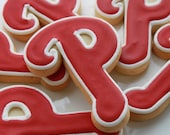 Phillies Logo Cookie Gift Box (Vanilla) One Dozen - MADE TO ORDER
