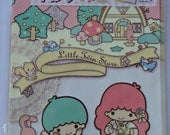 Sanrio Little Twin Stars With Animal Friends Sewing And Having Tea Transparent Japanese Plastic / Cellophane Gift / Party Bags