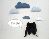 Bat, Handmade, Stuffed Animal, Toy, Children, Plush, Decor