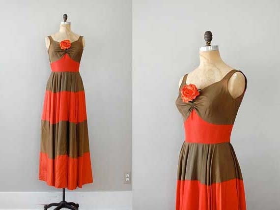 SALE 1930s dress / 30s maxi dress / The Last Vicereine