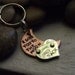 Love to the moon keychain