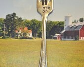 Personalized Rock On Silver Fork Magnet