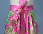 Tropical Delight Half Apron for Women with Dena Designs Fabric