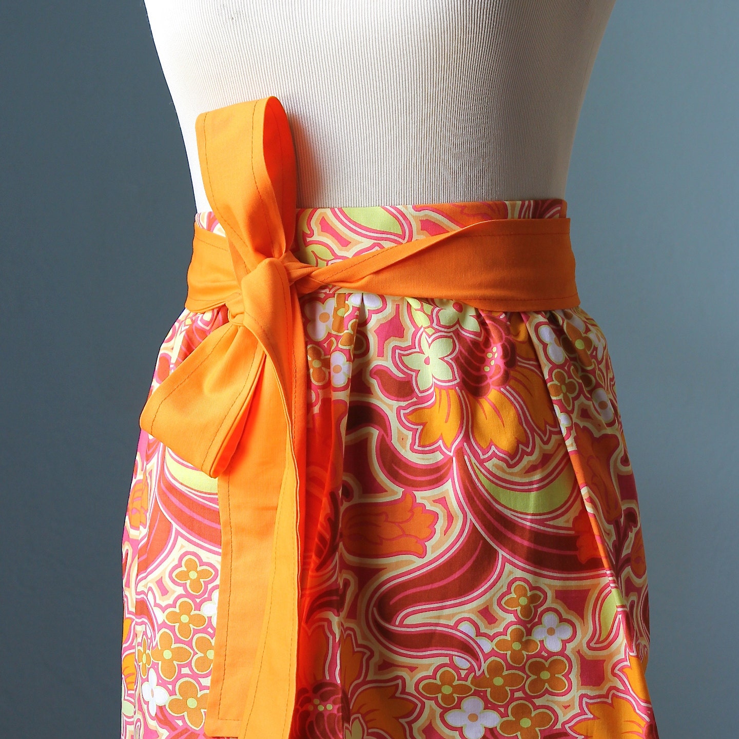 Half Apron with Amy Butler Fabric for Women Hostess Apron Entertaining