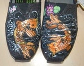 Custom TOMS - Koi Fish, swimming, men or women, teen - price includes shoes