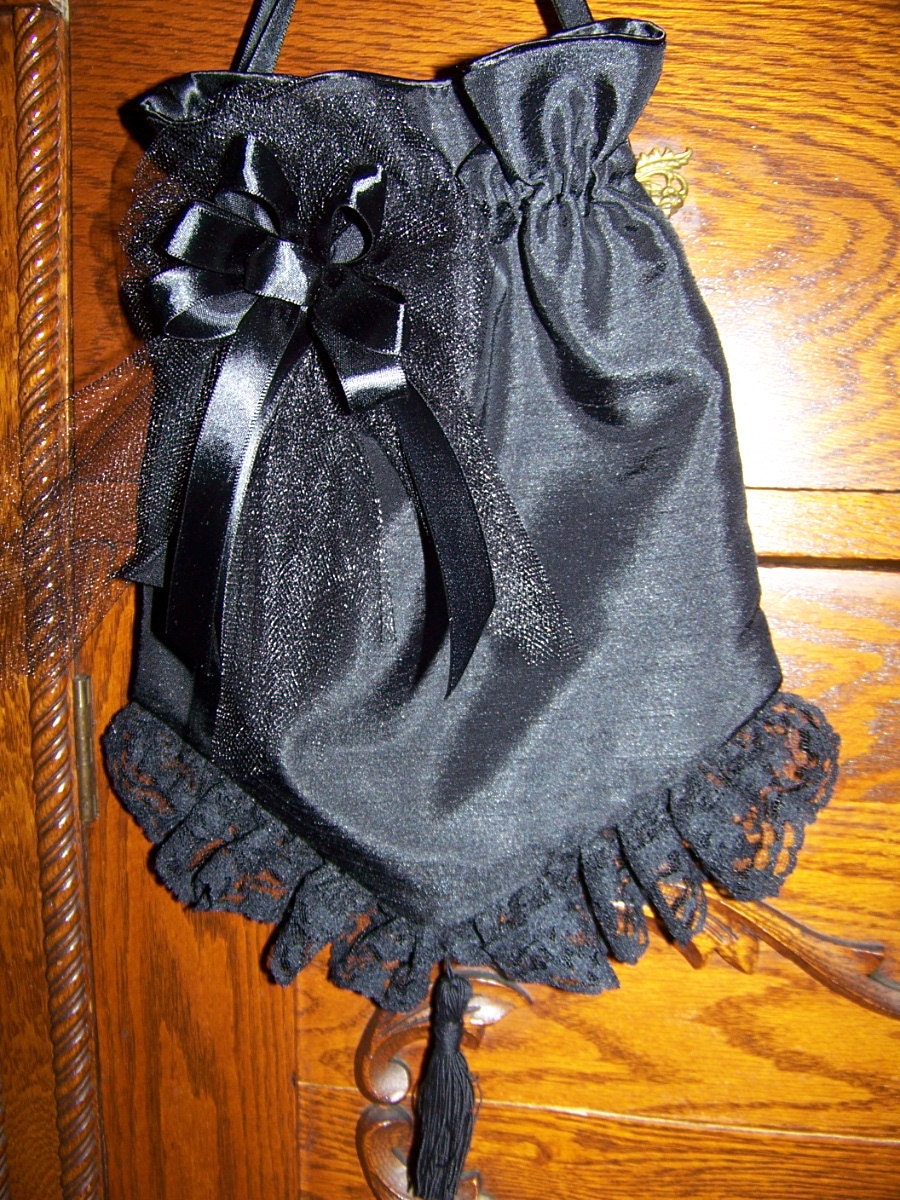 Civil War Reticule for reenactors Victorian Ladies Draw String purse