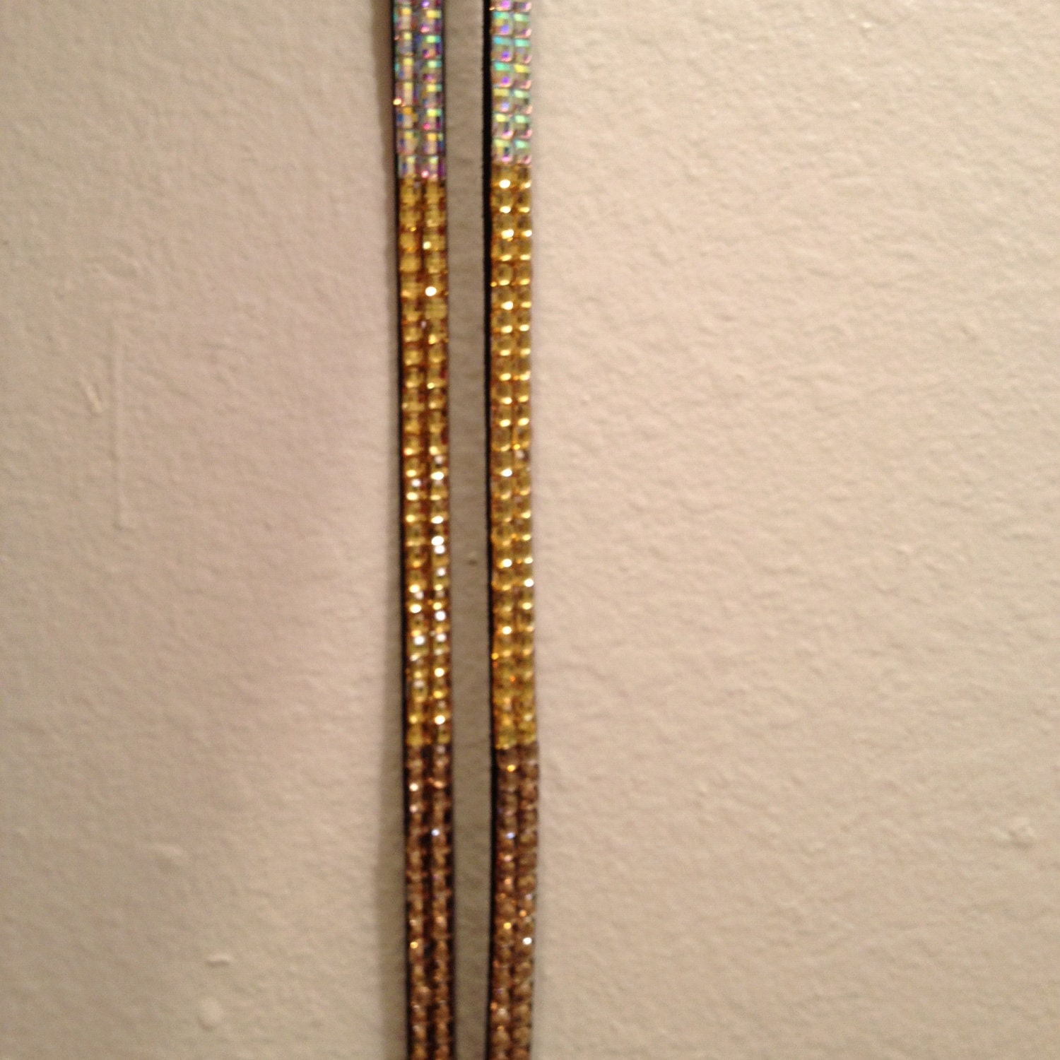 Lanyard,Brown,Gold,Clear Stone,Keychain,Office Bling,Keyring,ID Holder,Rhinestone Accessories,Holiday Office Gifts