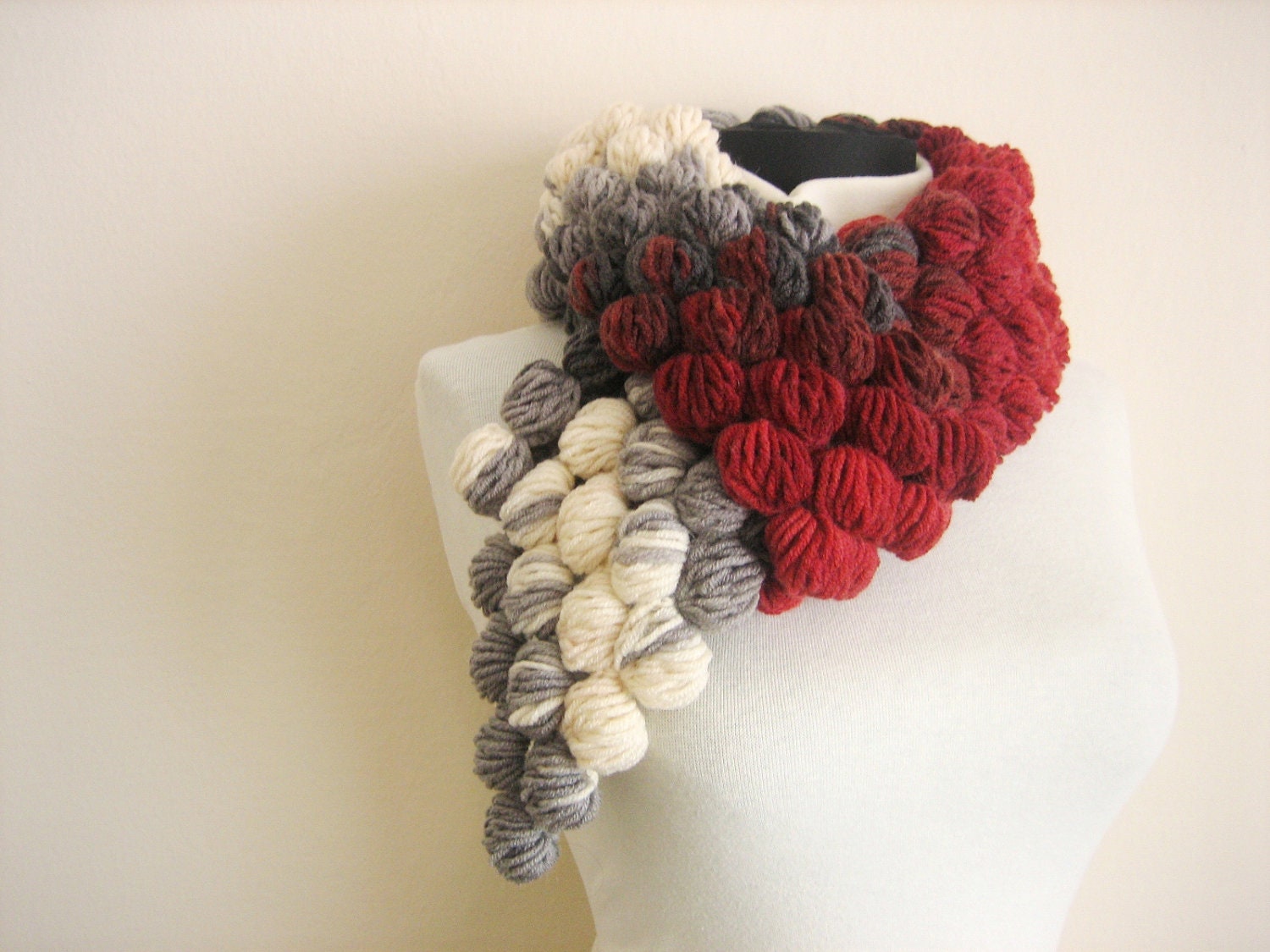 Multibubble Scarf - Claret