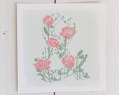 screen printed poster - Ampersand