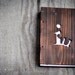 I Heart You Rustic Wooden Wedding Book (Guestbook/Vows Book)