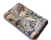 Leather iPhone case (All) iTouch (All) sleeve case - William Morris design
