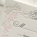 Versailles - SAMPLE Letterpress Wedding Invitation