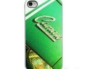 Vintage Car Camaro Green with White or Black Sides iPhone Case - IPhone 4, 4s 5 Hard Cover - Fun  iPhone Case Cover - artstudio54