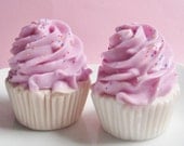 Cupcake Soap in Very Cherry - Pink Soap - Dessert Soap - Sweet Smelling Soap Cupcake