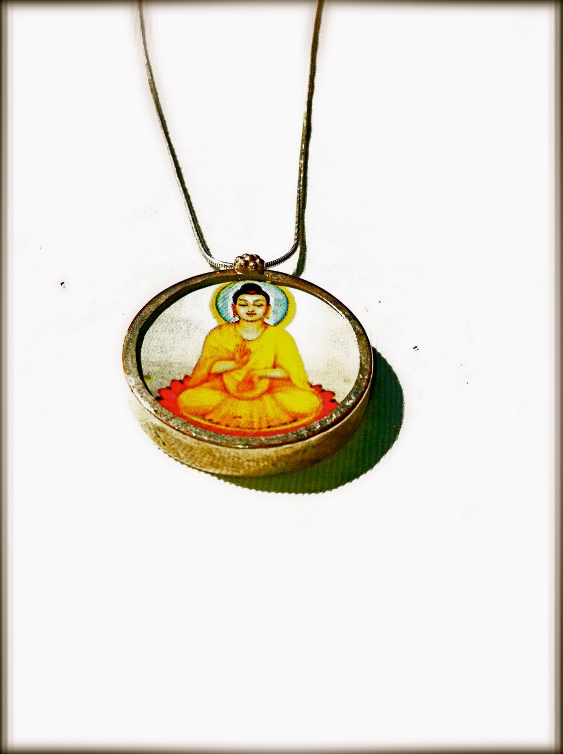 buddha pendant on chain