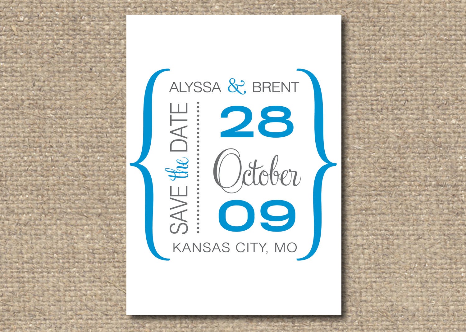 Alyssa Printable Save the Date