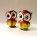 vintage Owl Salt and Pepper Shakers