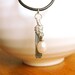 Japanese Typewriter Key Jewelry  Vintage Kanji Necklace Loveable Tender