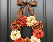 Autumn Decor, Front Door Wreaths, Holidays, Harvest, Summer Fall Decor, Fall Flowers, Summer Flowers