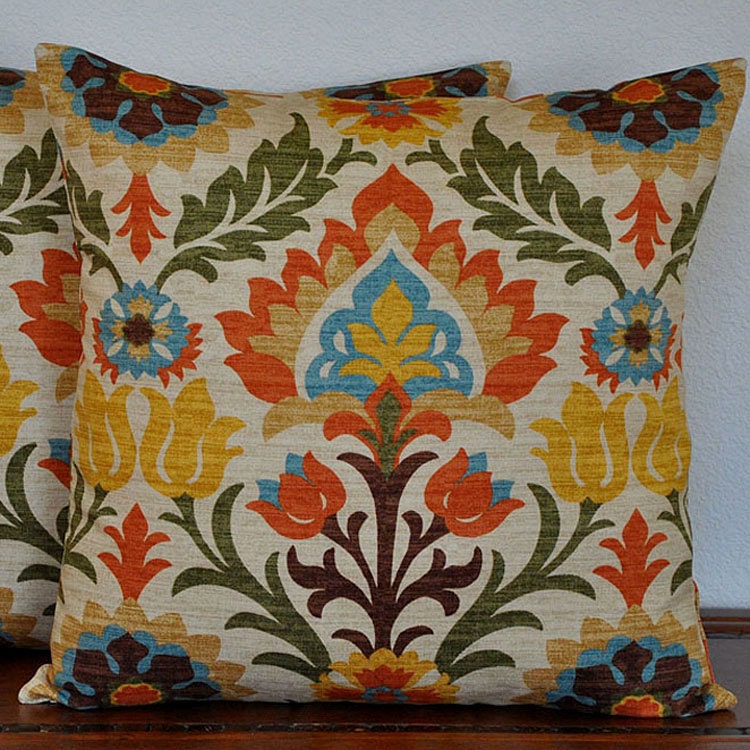 One Decorative Pillow Cover 20x20 inches Waverly by PillowMio