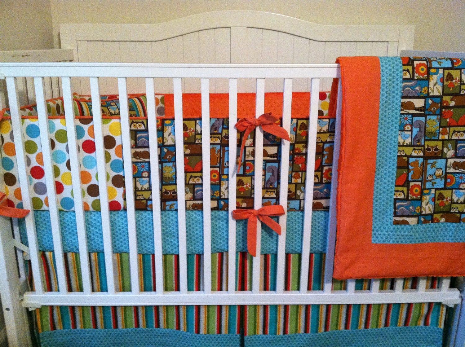 Fox Crib Set Ready to Ship