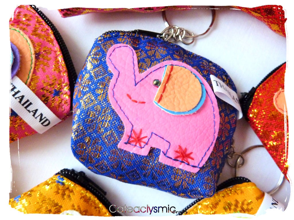 Thai Elephant Coin Purse