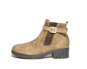 VTG Leather Harness Chelsea Ankle Boot 10
