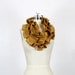 SALE KOMO Neck Garland Scarf Pinstriped in Harvest Yellow