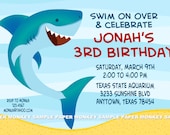 Shark Birthday Party Invitations Il_170x135