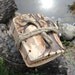 Coptic stich rustic wood journal 7 1/2 x 6 Tree of Life