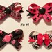 PINKnBLACK Snap N Go Dog Hair Bows - Set of 2 or Custom Single Bow