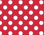 Basic Dots in Red from Riley Blake Designs- 1 Yard