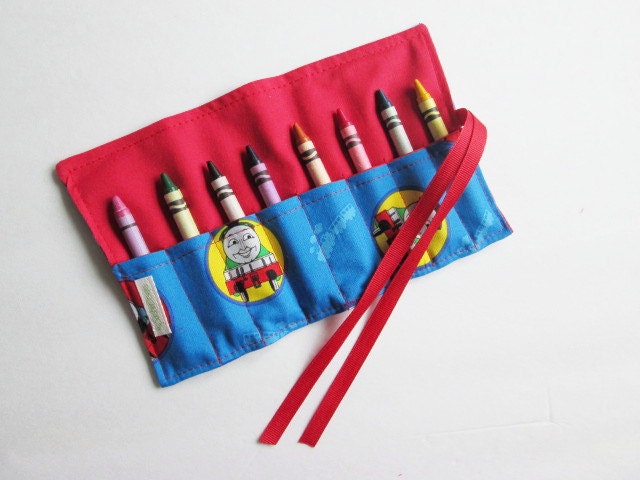 Crayon Roll .... Thomas and Friends (holds 8)