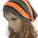 Hand knitted slouchy beanie tam hat