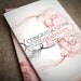 Graduation Folded Greeting Card with Pink Swirls