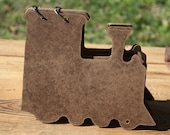 Handmade Blank Train Wooden Album