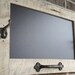 Reclaimed Barn Wood Chalkboard with a Towel Bar and 2 Double Hooks Perfect for Your Home, or Office