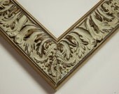 12 x 12 Custom PICTURE FRAME  Cream and Tan Ornate- Professional Framer