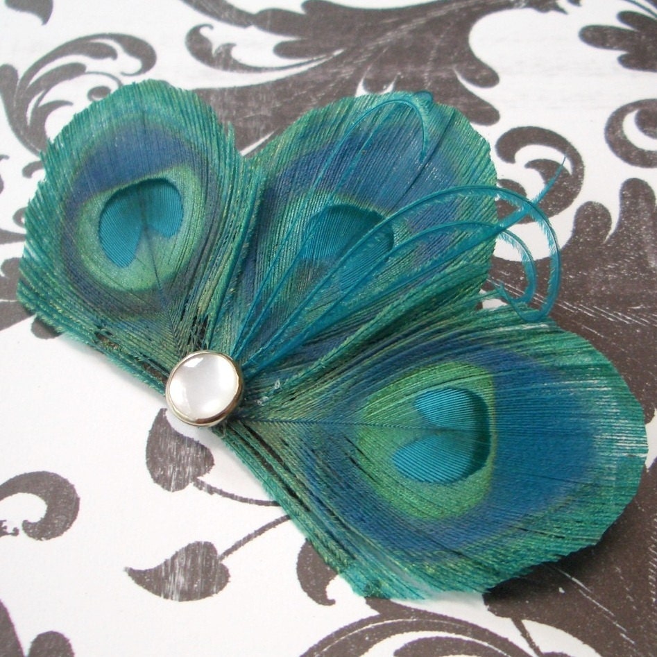 Reserved for Andee - 2 mini clips with reverse color scheme
