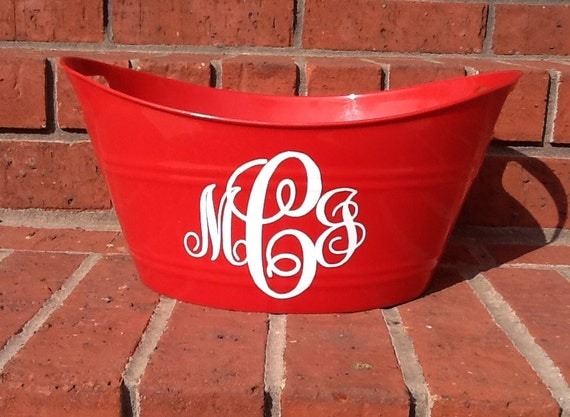 Personalized Monogram Bucket