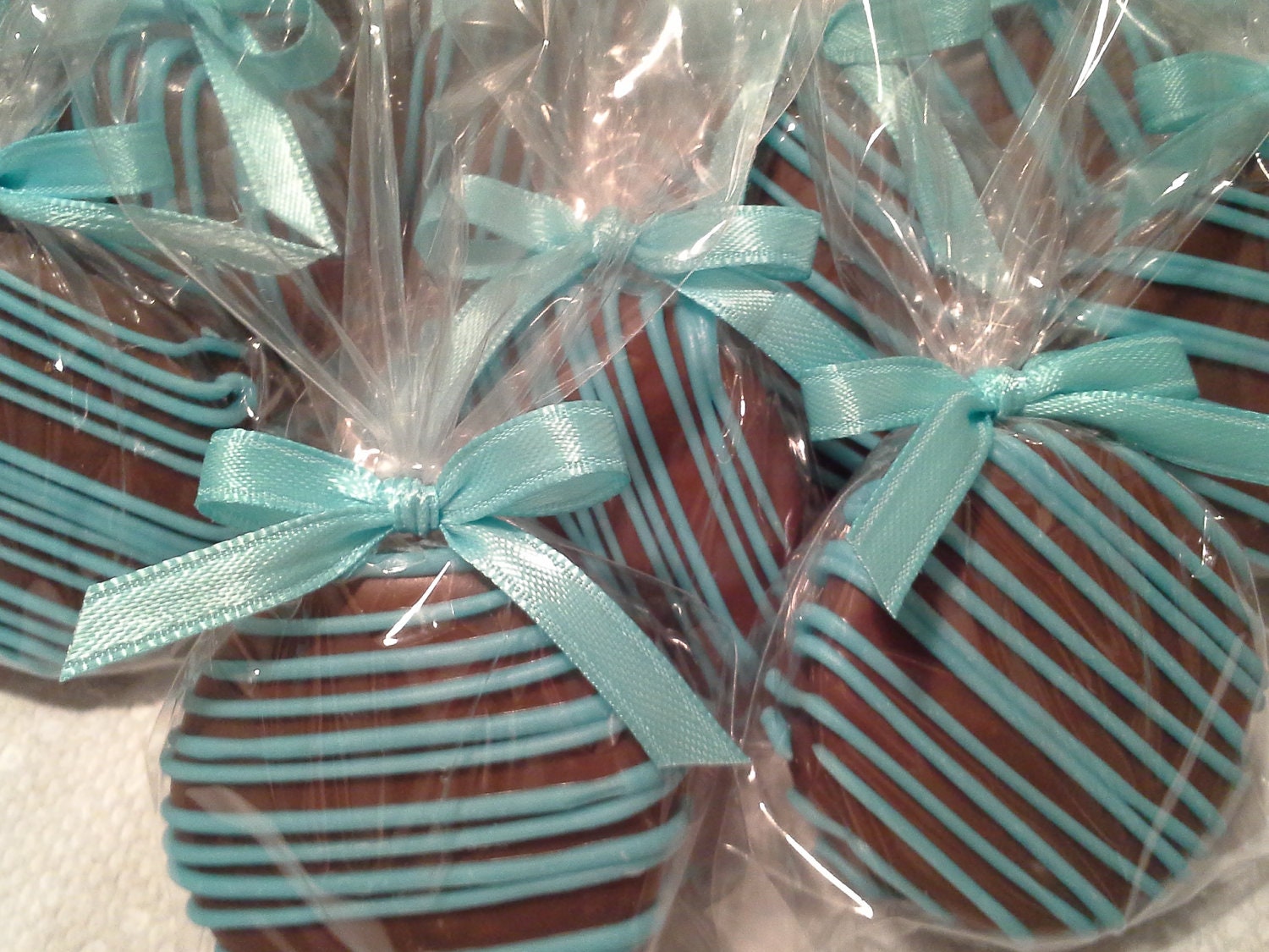 Milk Chocolate Covered Oreos Cookies Tiffany Blue Oreos Wedding Favors It's a Boy Christening Favors Tiffany Baby Shower Party Favors