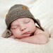Aviator Hat Knitting Pattern Baby to Child sizes REGAN Instant Download