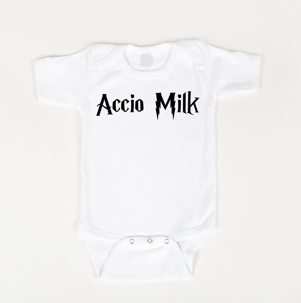 Accio Milk Harry Potter Bodysuit - geeky onesie