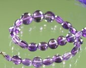 AAA Amethyst Faceted Checker Cut Coins 7mm - 10mm