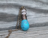 Turquoise and Moonstone Necklace, Turquoise, Moonstone